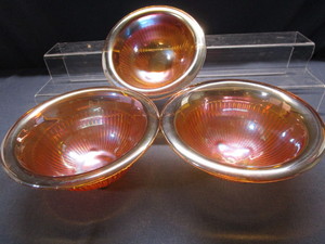 lot 42 image: Carnival Glass Mixing Bowls