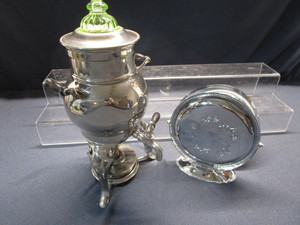 lot 43 image: Antique Percolator, Folding Server