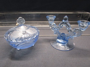 lot 49 image: Candy, Candelabra