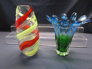 lot 55 image: Blown Glass Vases