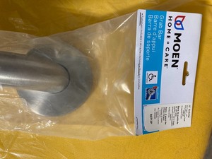 Moen Grab Bar Assist Handle Bath Concealed Peened Stainless Steel 12 x 1-14 
