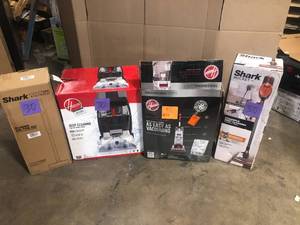 Lot of assorted Home Vacuums various models and conditions customer returns see pictures