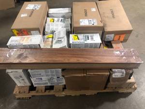 Pallet wth assorted Ceramic tiles various models colors and conditions customer returns see pictures