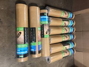 Lot of Eco Cork 75 sq. ft. 3 ft. x 25 ft. x 3.2 mm Waterproof Premium Plus 10-in-1 Underlayment - Vinyl Plank, Laminate, Engineered Wood