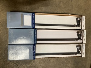 Lot of 3 New Moen Banbury Y2624BRB 24 inch Towel Bar in Mediterranean Bronze