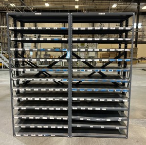 lot 1878 image: Metal Shelving