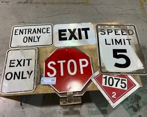 lot 155 image: Misc Signs