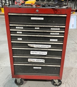lot 159 image: Craftsman Rolling Tool Chest TOOLS INCLUDED
