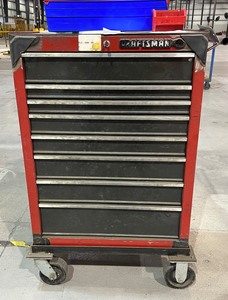 lot 158 image: Craftsman Rolling Tool Chest TOOLS INCLUDED