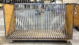 lot 167 image: Divided Panel Cart