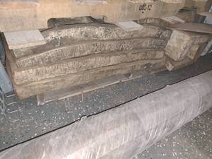 lot 108 image: Lot of (1 Pallet) Rubber Mold Co. Cobble Stone #540#641#541 Stone Veneer Molds