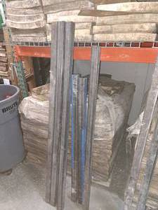 lot 181 image: Lot of (6) Structural Metal Square Tubing