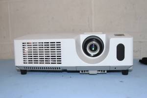 lot 12 image: Hitachi CP-WX3011N WXGA 3000-Lumen Widescreen HD Projection Projector System with HDMI