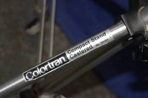 lot 72 image: PAIR of Colortran Compact castered Stand Pro Level Pt# 152--053