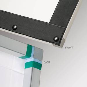 lot 17 image: Draper Cineperm Fixed Video Projection Screen HDTV 169 Aspect Ratio 161 Diagonal - MSRP $2,320