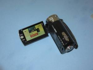 lot 77 image: Panasonic SDR-S26 70x Optical Zoom HD Video Camcorder  Digital Camera