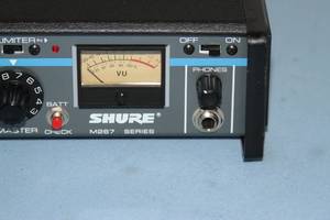 lot 57 image: Shure Electronics Pro Audio Microphone Mixer  Preamp - Model M267