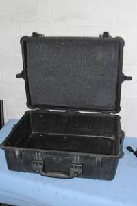 lot 58 image: Molded Plastic Hard Sided Travel  Storage Equipment Case - Waterproof