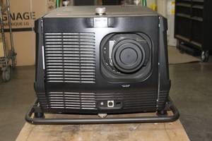 lot 111 image: Barco FLM HD18 Ultra Silent 1080p Compact 18K 18,000-Lumen Large Venue HD Projector  Projection System