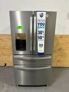 lot 3 image: WHIRLPOOL 26 cu. ft. French Door Refrigerator in Fingerprint Resistant Stainless Steel
