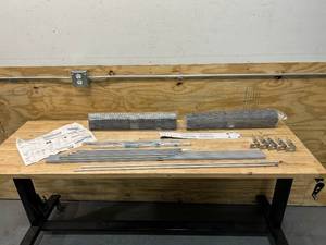 lot 100 image: Adjustable 4 Rail Panel System- Window Covering