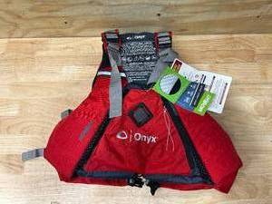 lot 97 image: ONYX MoveVent Torsion USCG Approved Paddle Sports Life Jacket, Red, MediumLarge