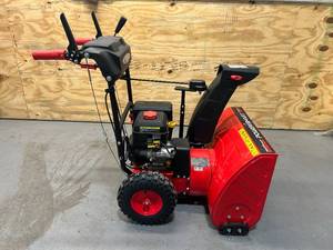 lot 4 image: POWERSMART 24 in. 2-Stage Electric Start Gas Snow Blower with Heated Handles and LED Light