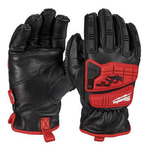 lot 59 image: MILWAUKEE X-Large Level 5 Cut Resistant Goatskin Leather Impact Gloves