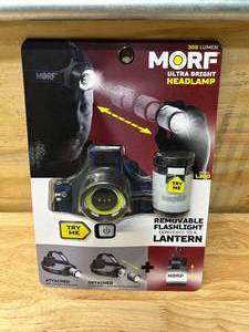 lot 62 image: Police Security 98581 Lantern 3-in-1 LED Headlamp