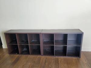 lot 40 image: Pair Of Cubby Shelfs