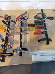 lot 44 image: Three Magnetic Tool Holders With Tools