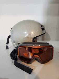 lot 53 image: Ski Helmet And Goggles