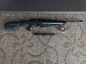 lot 115 image: Pellet Gun With Scope By Barra