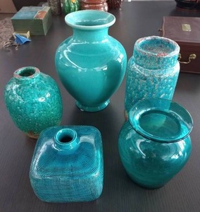 lot 117 image: Collection Of Ceramic And Glass VasesVessels