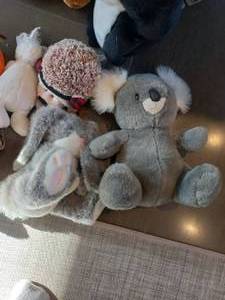 lot 134 image: Collection Of Stuffed Animals And Kids Kitchenware