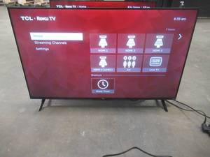 TCL - 43 Class 4-Series 4K UHD HDR Smart Roku TV 43S45 (VERY SLIGHT SCRATCHES)