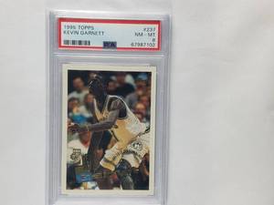 Kevin Garnett 1995 Topps #237 Rookie PSA NM-MT 8