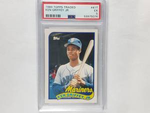 Ken Griffey Jr. Rookie 1989 Topps Traded #41T PSA EX 5