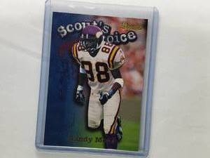 Randy Moss 1998 Bowman Scouts Choice Rookie Card #SC12