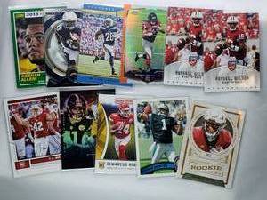 Lot of 11 Many are Rookie Cards, Lot Includes Melvin Gordon, Russell Wilson, Keenan Allen, Cam Newton