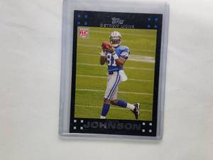 Calvin Johnson Topps Rookie Card #320