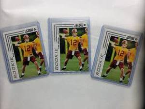 Lot of 3 Kirk Cousins Score Rookie Cards #343