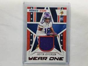 Justin Jefferson Rookie Patch Rookies & Stars Panini #YO-JUJ