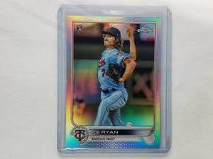 Joe Ryan Refractor Topps Chrome Rookie Card 48 Chrome