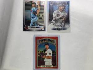 Lot of 3 Twins Cards Joe Ryan Topps Rookie Card 48 Chrome, Royce Lewis Topps Stars of MLB Rookie Card SMLBC-84, Numbered Jose Berrios Topps #113 357372