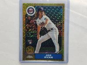 Joe Ryan Topps Chrome Rookie Refractor T87C2-18