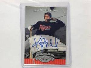 Kent Hrbek Autograph Upper Deck Past Time Signatures