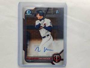 Jake Rucker Autograph Rookie Card 1st Bowman CPA-JRK