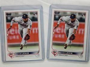 Lot of 2 Royce Lewis Rookie Cards Topps US105 Update