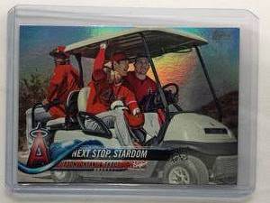 Upton, Ohtani, Trout Rookie Foil Card Topps US158 Update Series